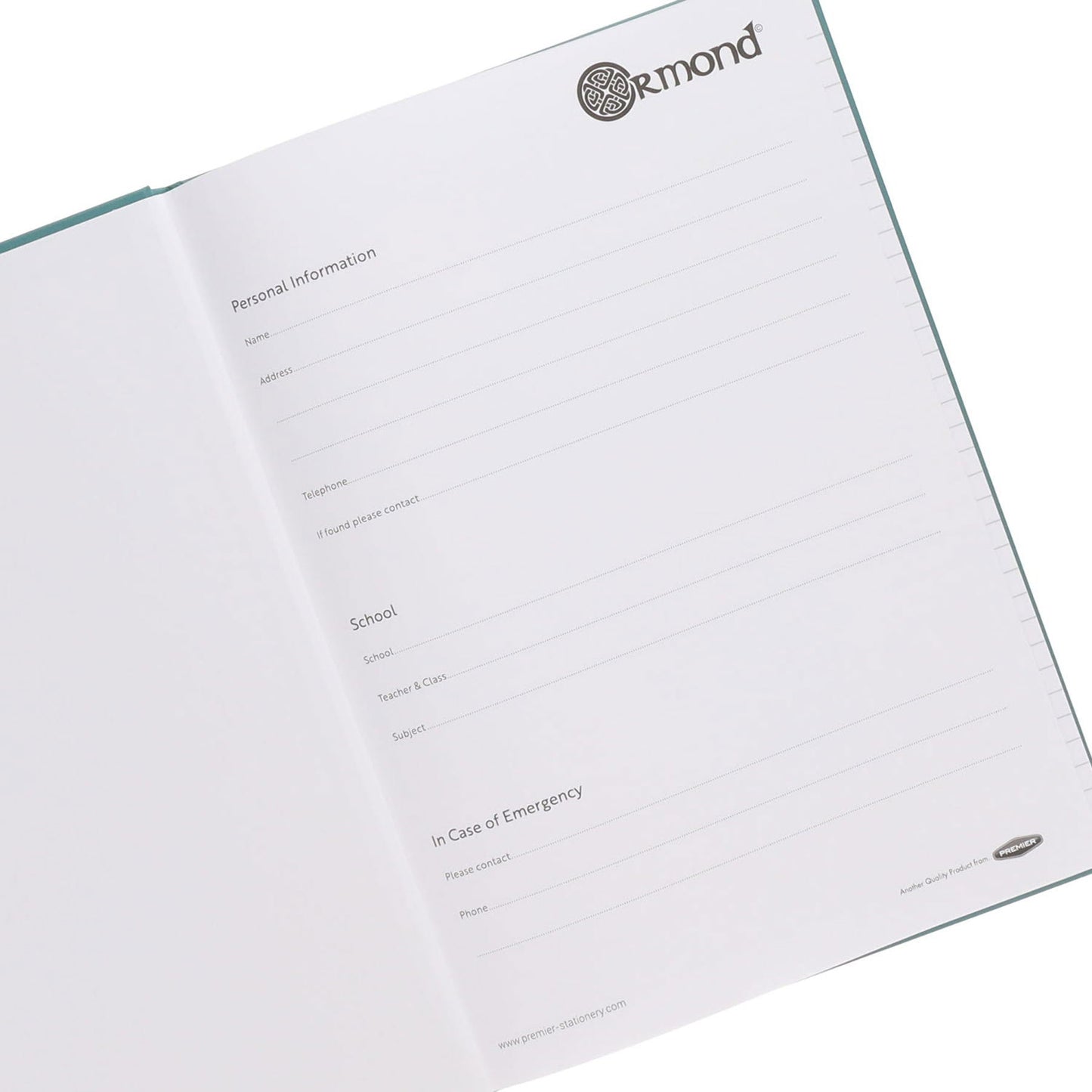 Ormond A4 160pg Hardback Notebook - ABC School Supplies