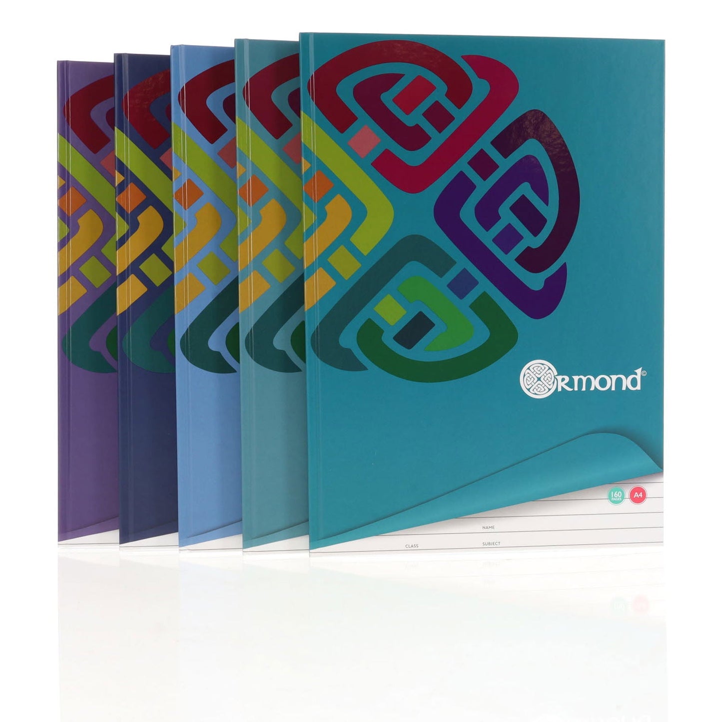 Ormond A4 160pg Hardback Notebook - ABC School Supplies