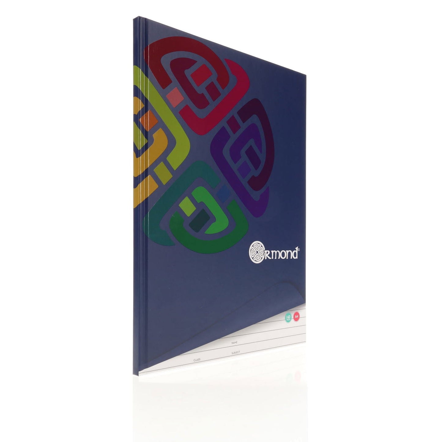 Ormond A4 160pg Hardback Notebook - ABC School Supplies