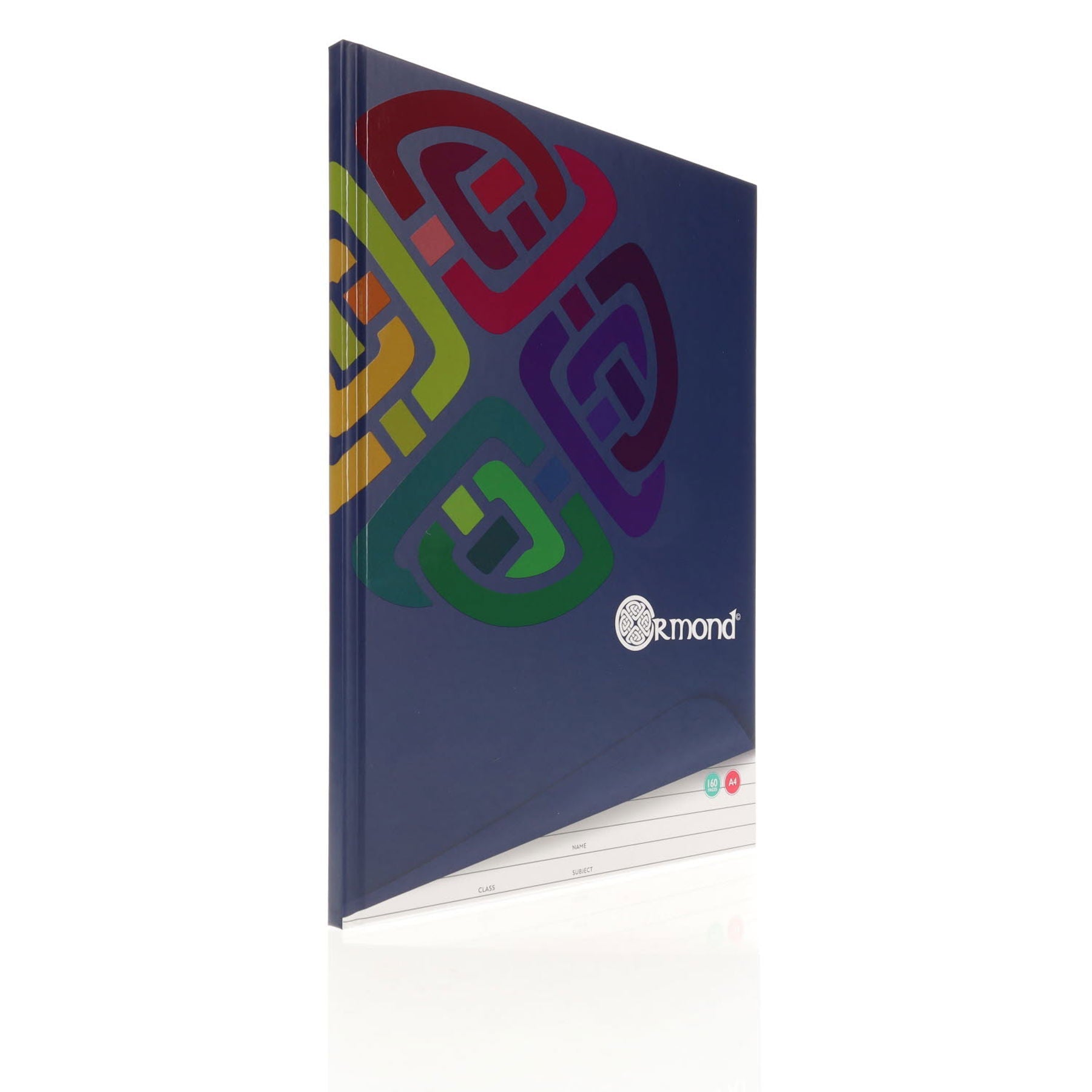 Ormond A4 160pg Hardback Notebook - ABC School Supplies
