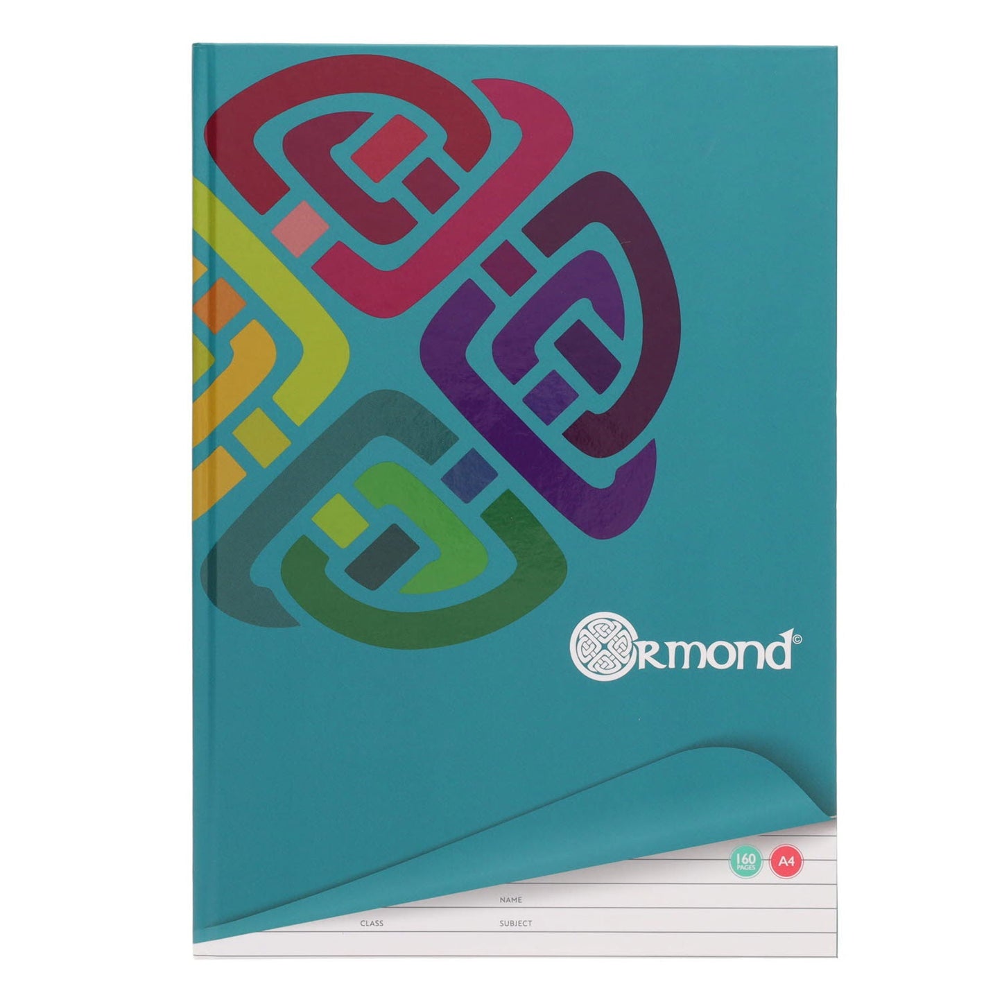 Ormond A4 160pg Hardback Notebook - ABC School Supplies