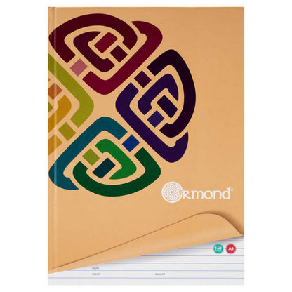 **Ormond A4 160Pg Hardcover Notebook - ABC School Supplies