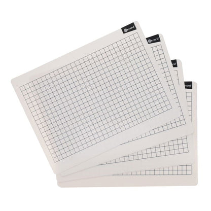 Ormond A4 1cm Grid Whiteboards Pack of 10 - ABC School Supplies