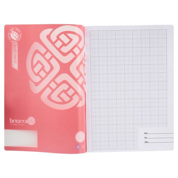 **Ormond A4 40 Page Durable Cover Graph Book - ABC School Supplies