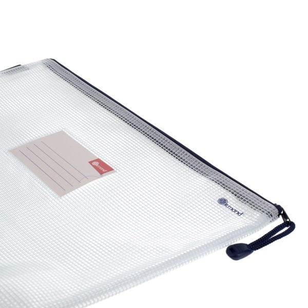 Ormond A4+ Extra Durable Mesh Wallet - Clear Pearl - ABC School Supplies