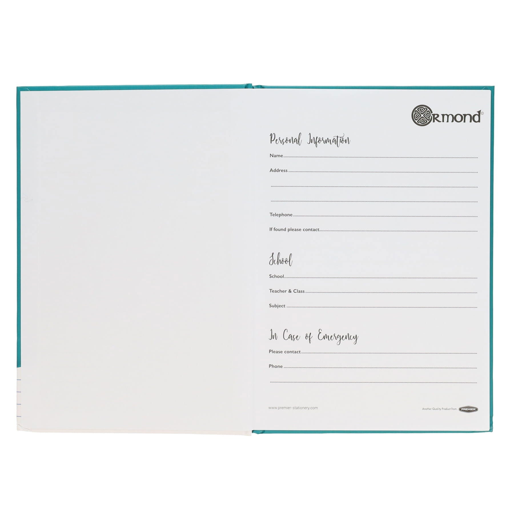 Ormond A5 160pg Hardcover Notebook Pack of 5 - ABC School Supplies