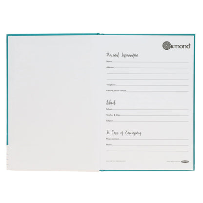 Ormond A5 160pg Hardcover Notebook Pack of 5 - ABC School Supplies