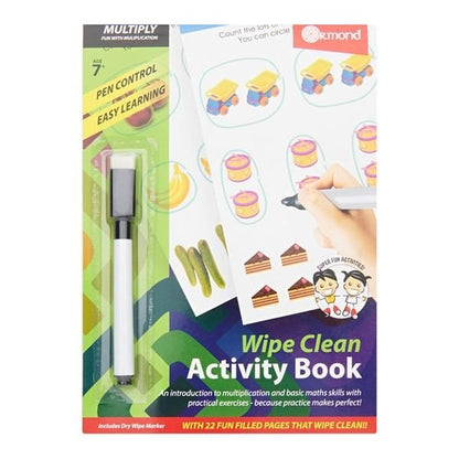 **Ormond A5 Wipe Clean Activity Book - Multiplication - ABC School Supplies