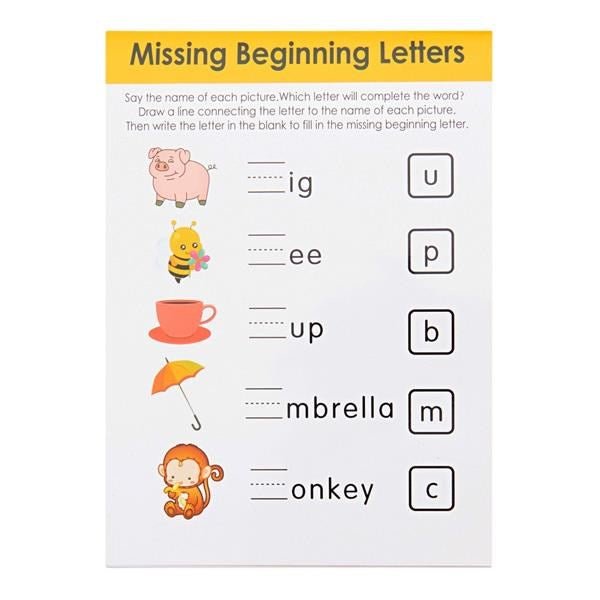 Ormond A5 Wipe Clean Activity Book - Spellings - ABC School Supplies