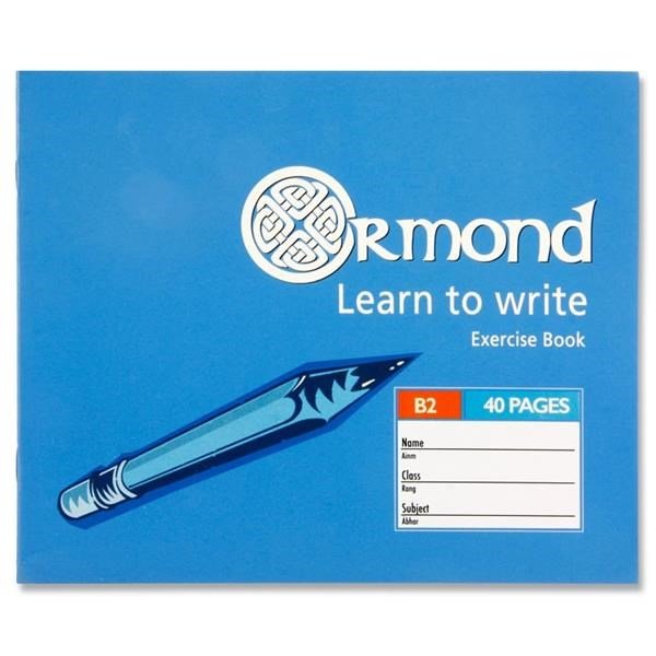 Ormond B2 40 Page Learn To Write Copy - Pack Of 20 - ABC School Supplies