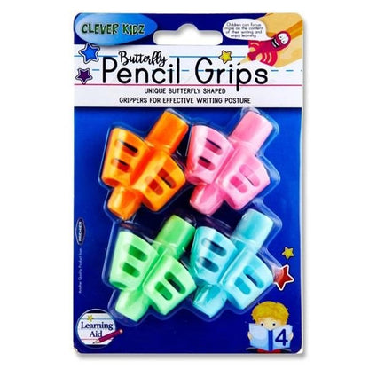 Ormond Butterfly Junior Pencil Grips Pack Of 4 - ABC School Supplies