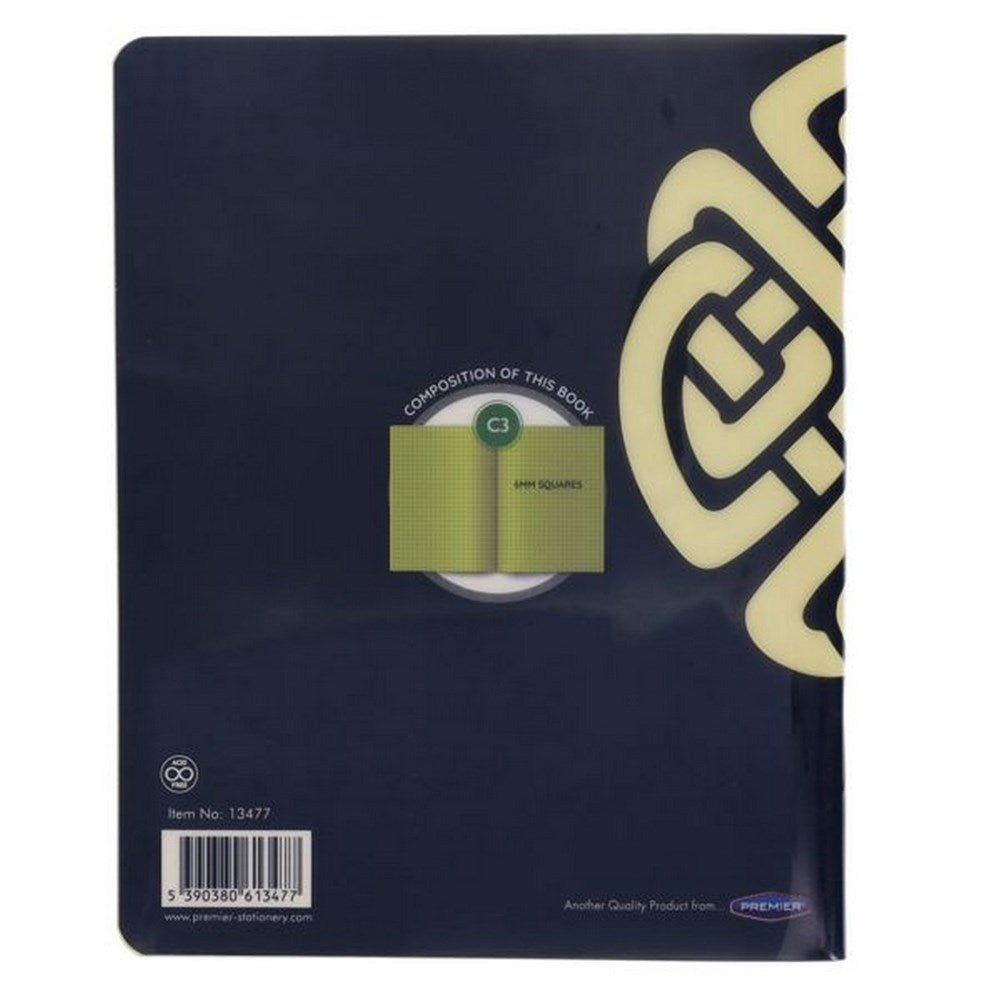 Ormond C3 88 Page Durable Cover Visual Memory Aid Sum Copy Book (Yellow) - ABC School Supplies