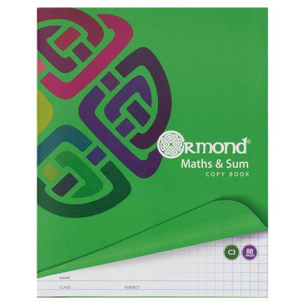 **Ormond C3 88 Page Sum Copies Pack Of 180 - ABC School Supplies
