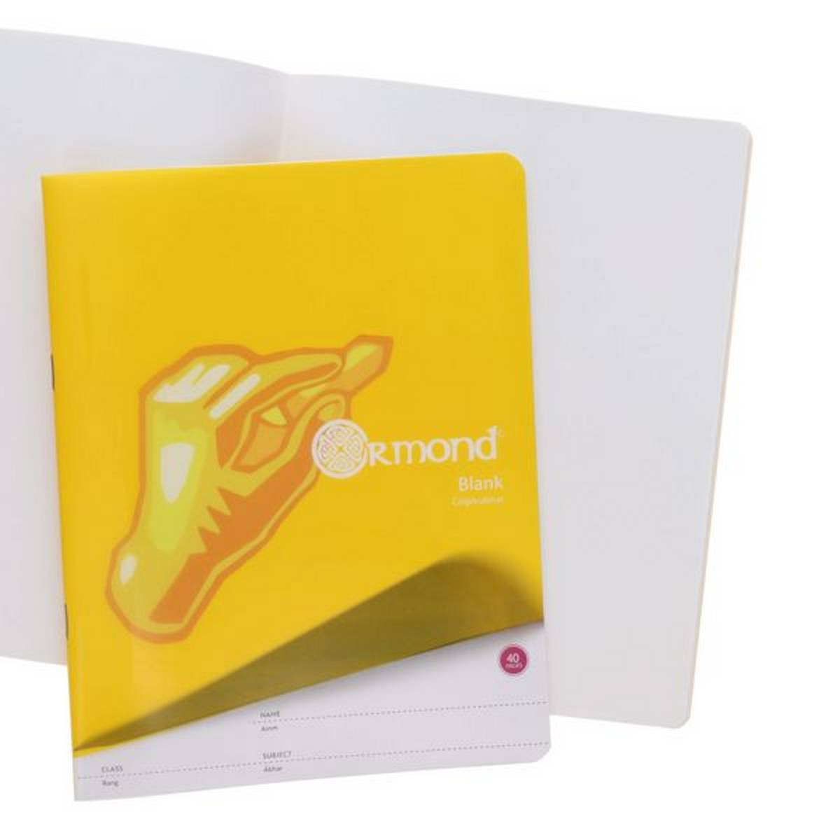 Ormond Durable Cover Blank Copy 40 Page - Pack Of 20 - ABC School Supplies