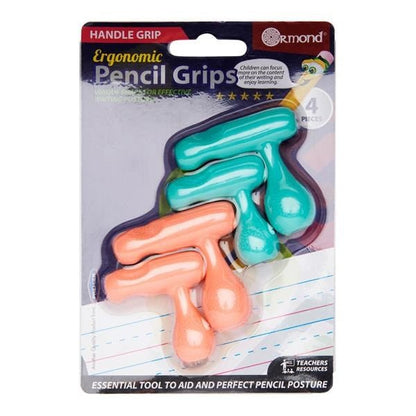 Ormond Ergonomic Pencil Grips Handle Grip Set Of 4 - ABC School Supplies