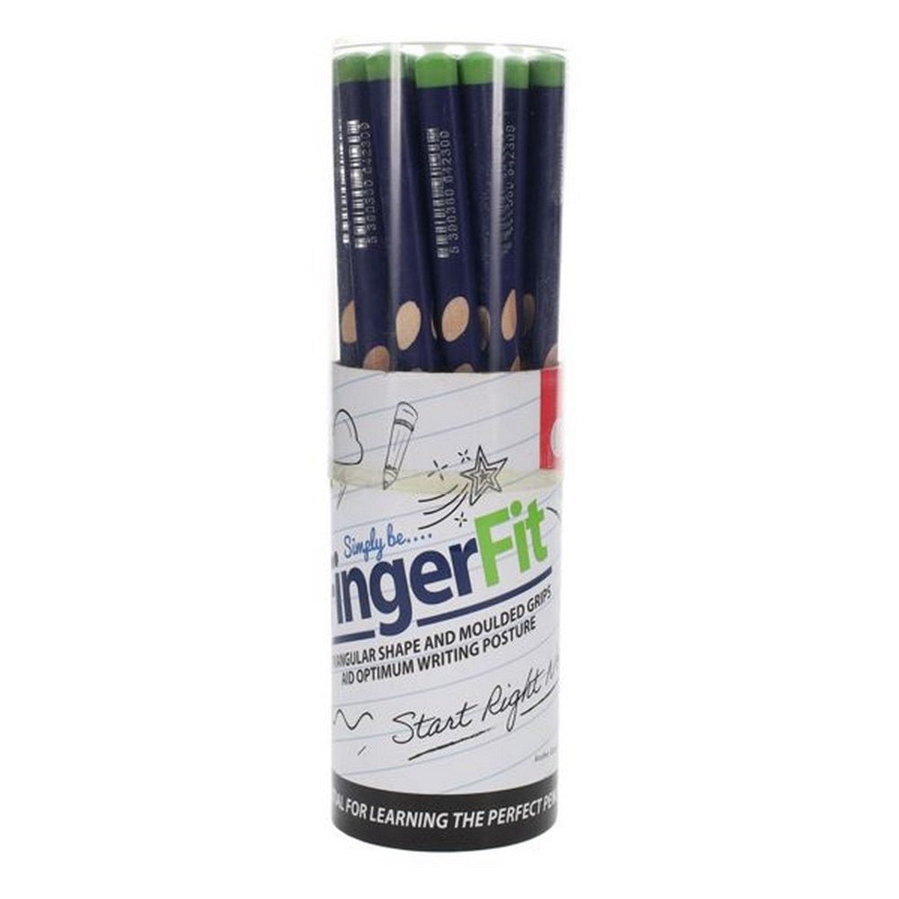 Ormond Finger Fit Hb Triangular Pencils Tub Of 24 - ABC School Supplies