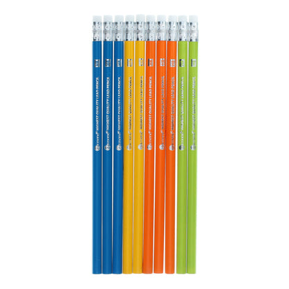 Ormond HB Neon Rubber Tipped Pencils Pack of 10 - ABC School Supplies