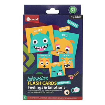 **Ormond Interactive Flash Cards - Feelings and Emotions - ABC School Supplies