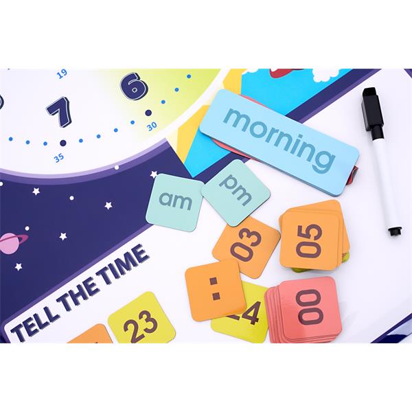 Ormond Magnetic Tell The Time Wall Sticker Chart - ABC School Supplies