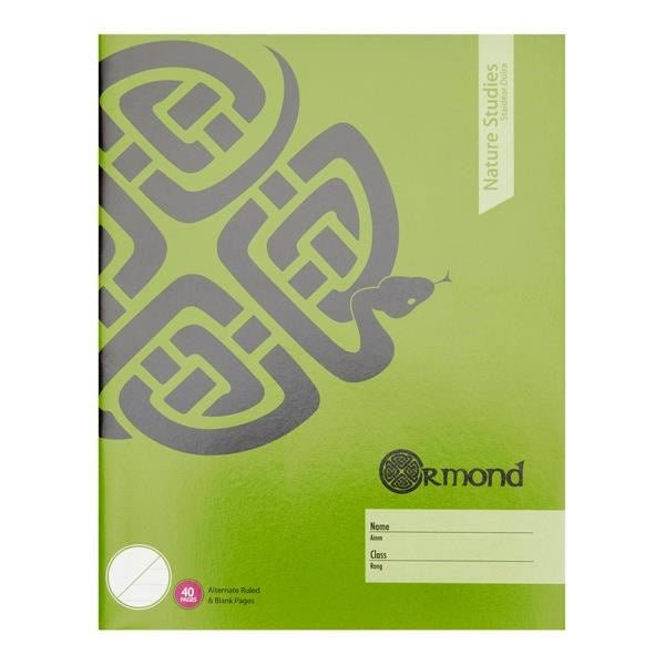 Ormond Nature Study 40 Page Copy Pack Of 20 - ABC School Supplies