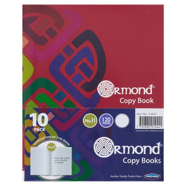 Ormond No. 11 120 Page Copy Pack Of 10 - ABC School Supplies