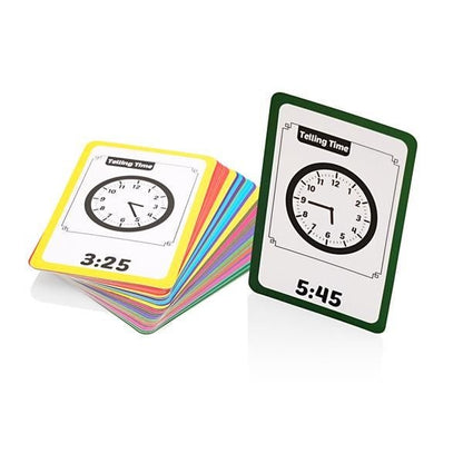 Ormond Quick Glance Flash Cards - Telling Time - ABC School Supplies