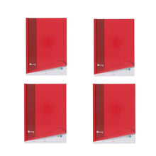 Ormond Red A4 120pg Durable Cover Manuscript Book 5 pack - ABC School Supplies