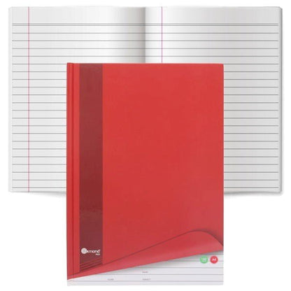 Ormond Red A4 160pg Hardback Notebook - ABC School Supplies