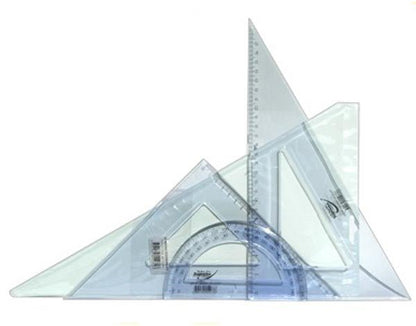 Ormond Set Square & Protractor Set Of 4 - ABC School Supplies