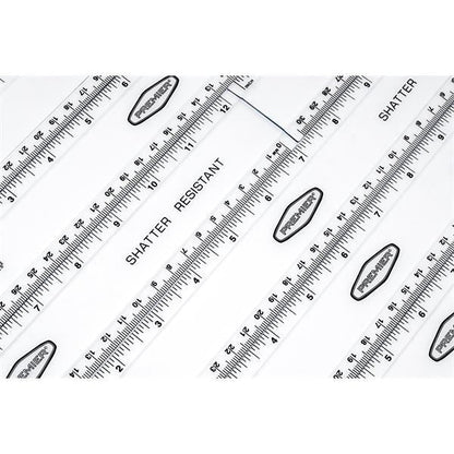 Ormond Shatterproof 30cm Clear Ruler - ABC School Supplies