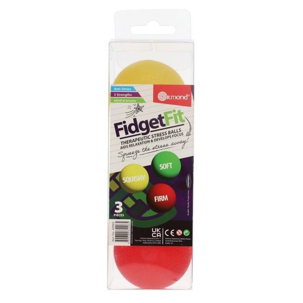Ormond Therapeutic Stress Balls Pack Of 3 - ABC School Supplies