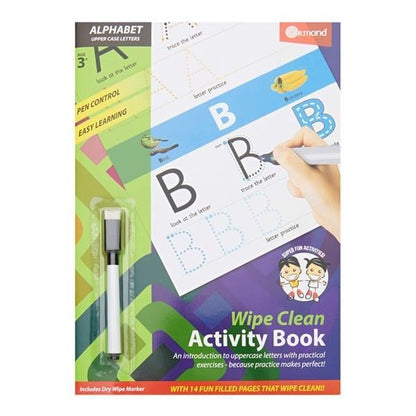 **Ormond Wipe Clean Activity Book - Alphabet - ABC School Supplies