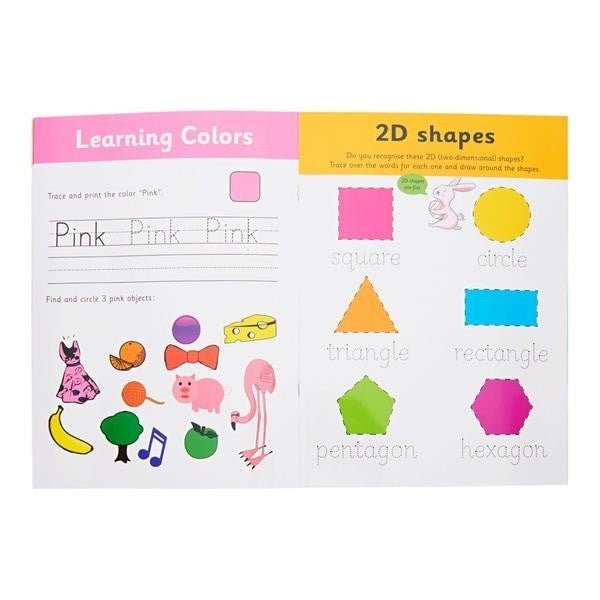 **Ormond Wipe Clean Activity Book - Colours and Shapes - ABC School Supplies