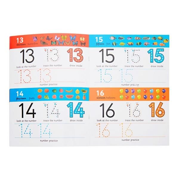 **Ormond Wipe Clean Activity Book - Numbers 1 - 20 - ABC School Supplies