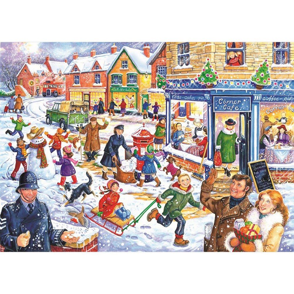 Out In The Snow - BIG 250 Piece Jigsaw Puzzle - ABC School Supplies