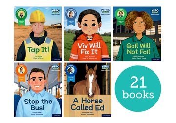Oxford Reading Tree Hero Academy Non - Fiction Levels 1 - 6, Lilac - Orange Book Bands: Singles Pack - ABC School Supplies