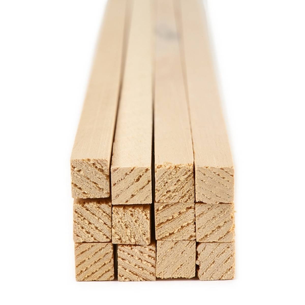 Pack Of Jelutong Square Section - 10Mm - ABC School Supplies