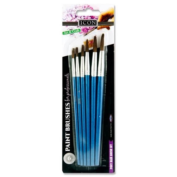 Paintbrushes Set Of 6 - ABC School Supplies