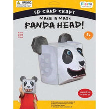 Panda 3D Mask Card Craft - ABC School Supplies
