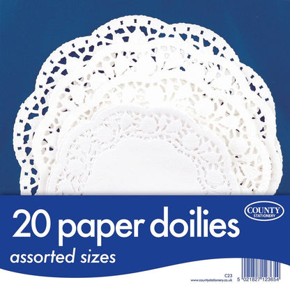 Paper Craft Doilies Pack of 20 - ABC School Supplies