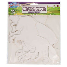 **Paper Cutouts - Farm Animals Set Of 10 - ABC School Supplies