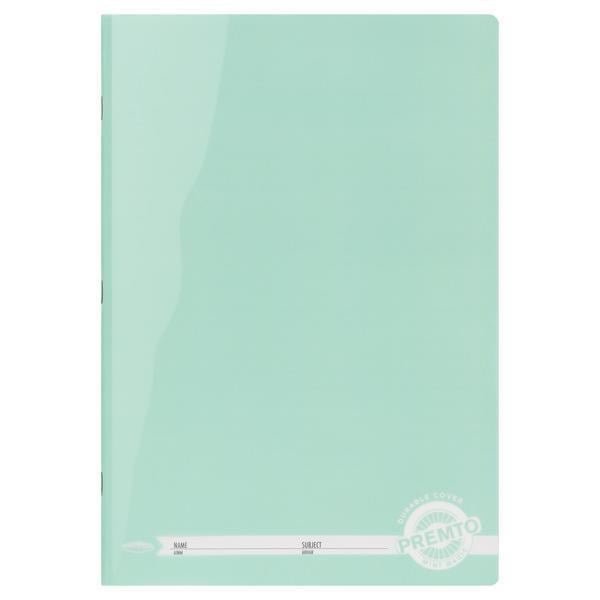 **Pastel A4 120pg Durable Cover Manuscript Book - Mint Magic - ABC School Supplies