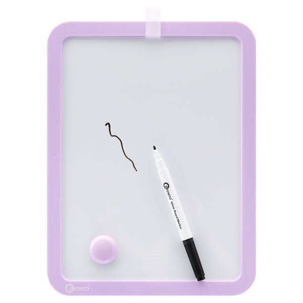 Pastel Magnetic Dry Wipe Whiteboard With Dry Erase Marker - ABC School Supplies