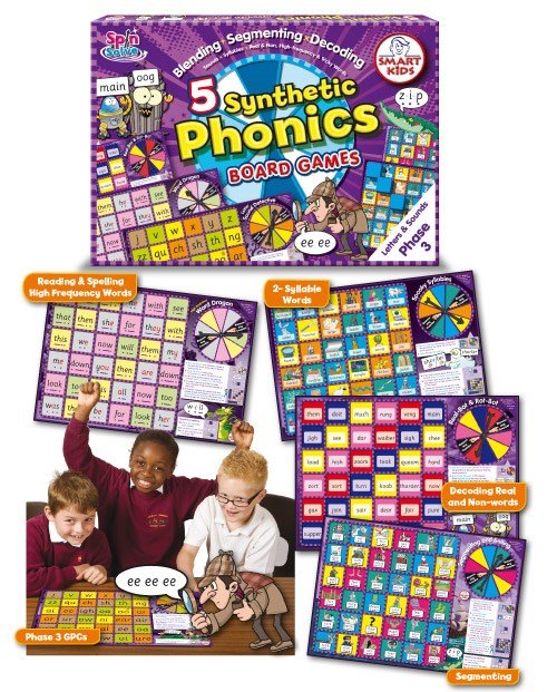 **Phase 3 Board Games (Set Of 5) - ABC School Supplies