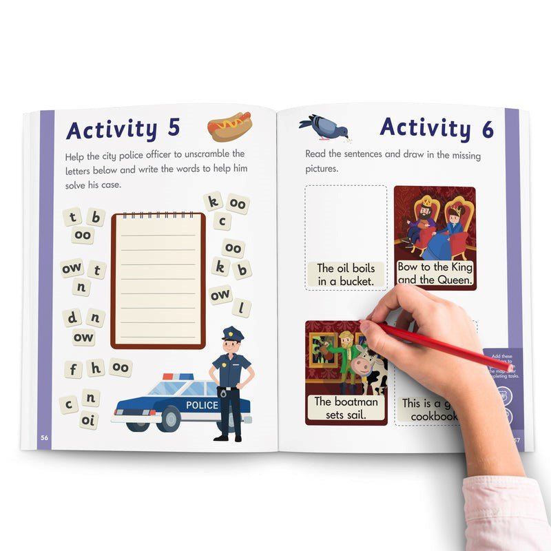 Phase 3 Phonics Workbook - 12 Pack - ABC School Supplies