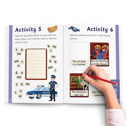 Phase 3 Phonics Workbook - 12 Pack - ABC School Supplies