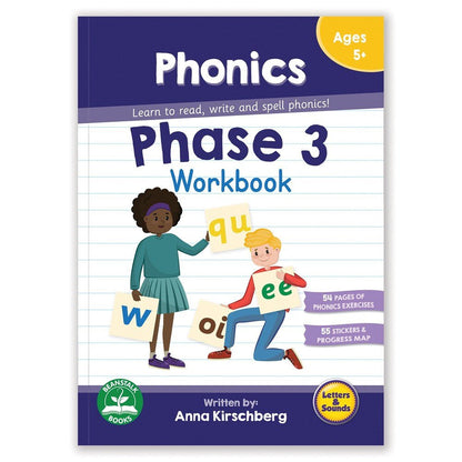 Phase 3 Phonics Workbook - ABC School Supplies