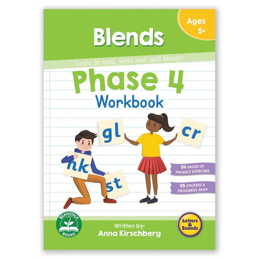 Phase 4 Blends Workbook - ABC School Supplies