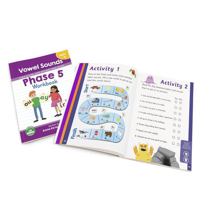 Phase 5 Vowel Sounds Workbook - ABC School Supplies
