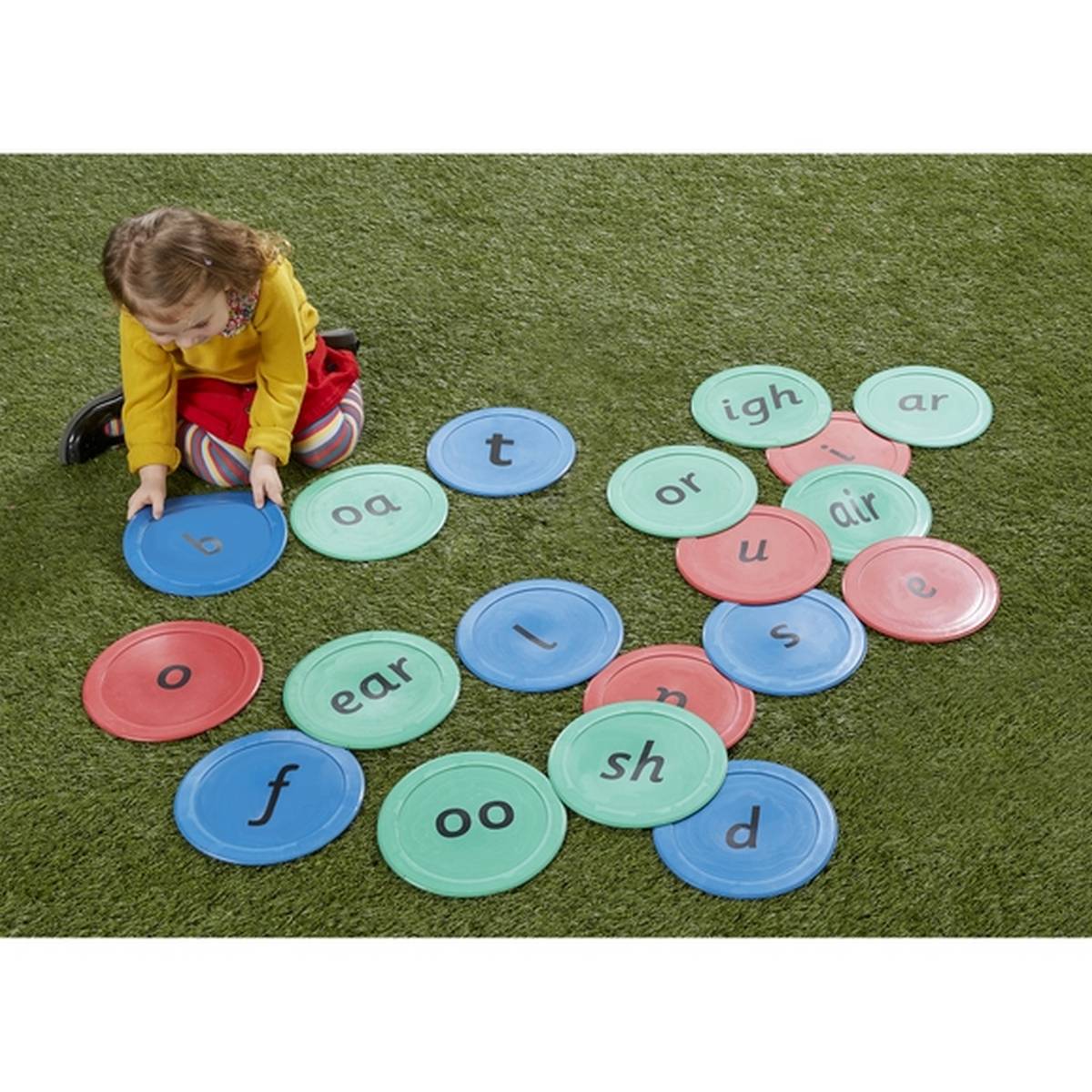 Phonics Indoor-Outdoor Spots - ABC School Supplies